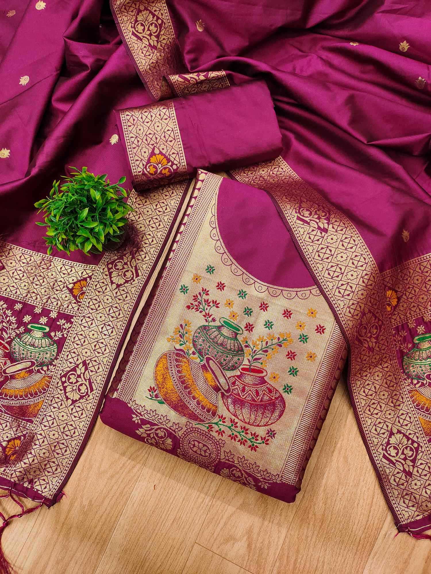 YNF Wholesale Soft Silk Ladies Silk Suit  | Surat Manufacturer