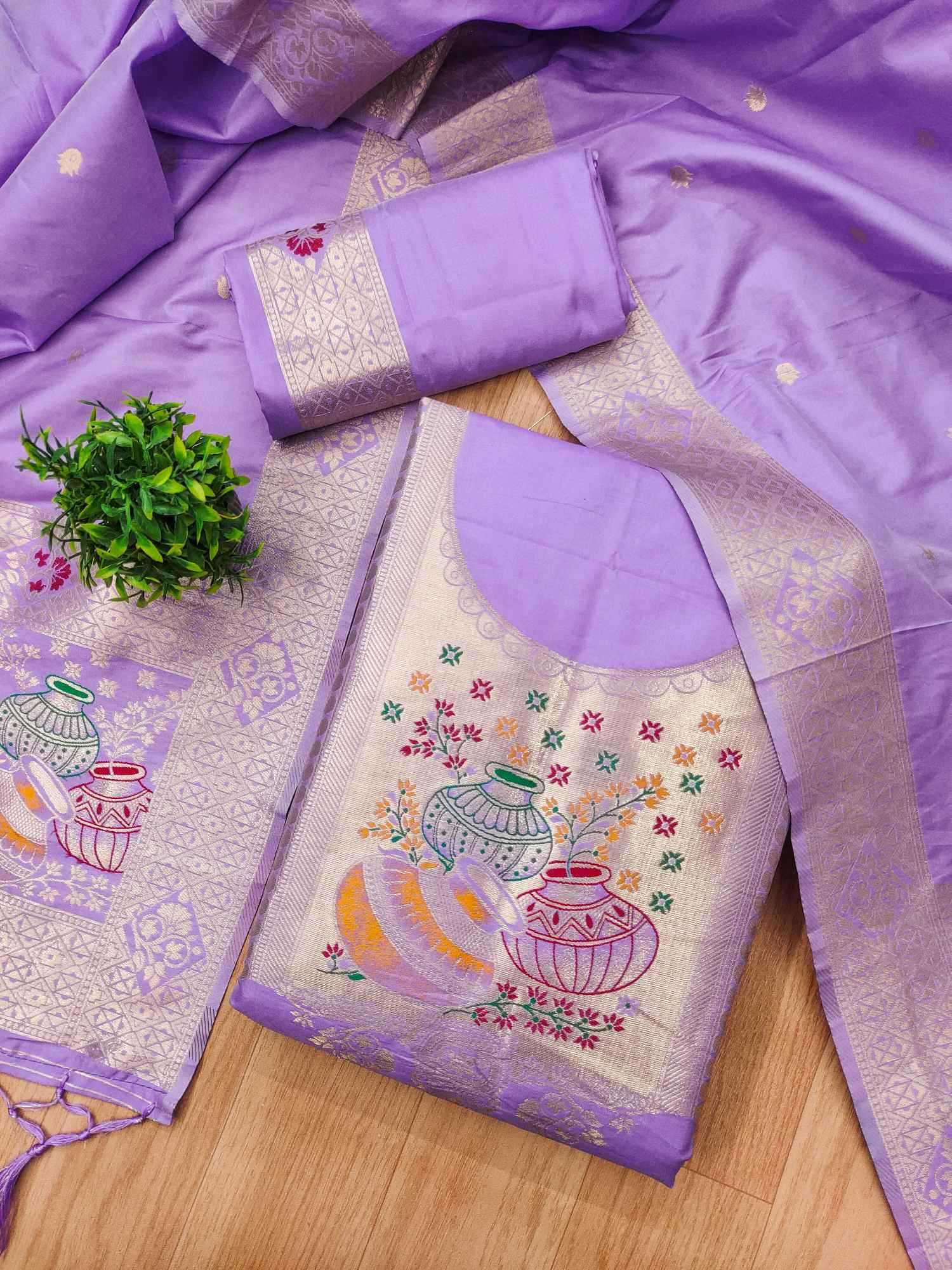 YNF Wholesale Soft Silk Ladies Silk Suit  | Surat Manufacturer