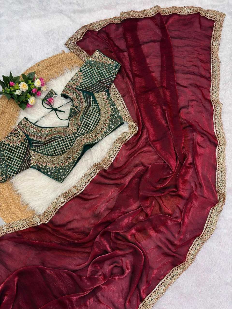YNF Wholesale FENDY Party Wear Sarees  | Surat Manufacturer