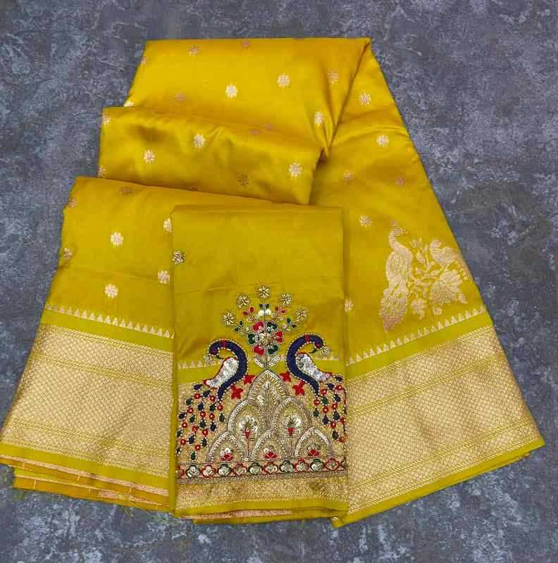 YNF Wholesale Silk Designer Sarees  | Surat Manufacturer