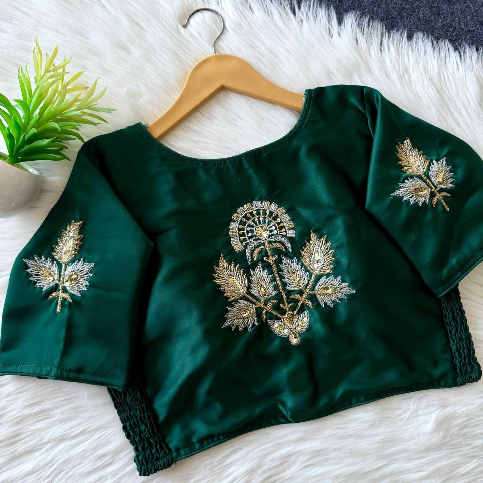YNF Wholesale Pure Silk Blouse  | Surat Manufacturer