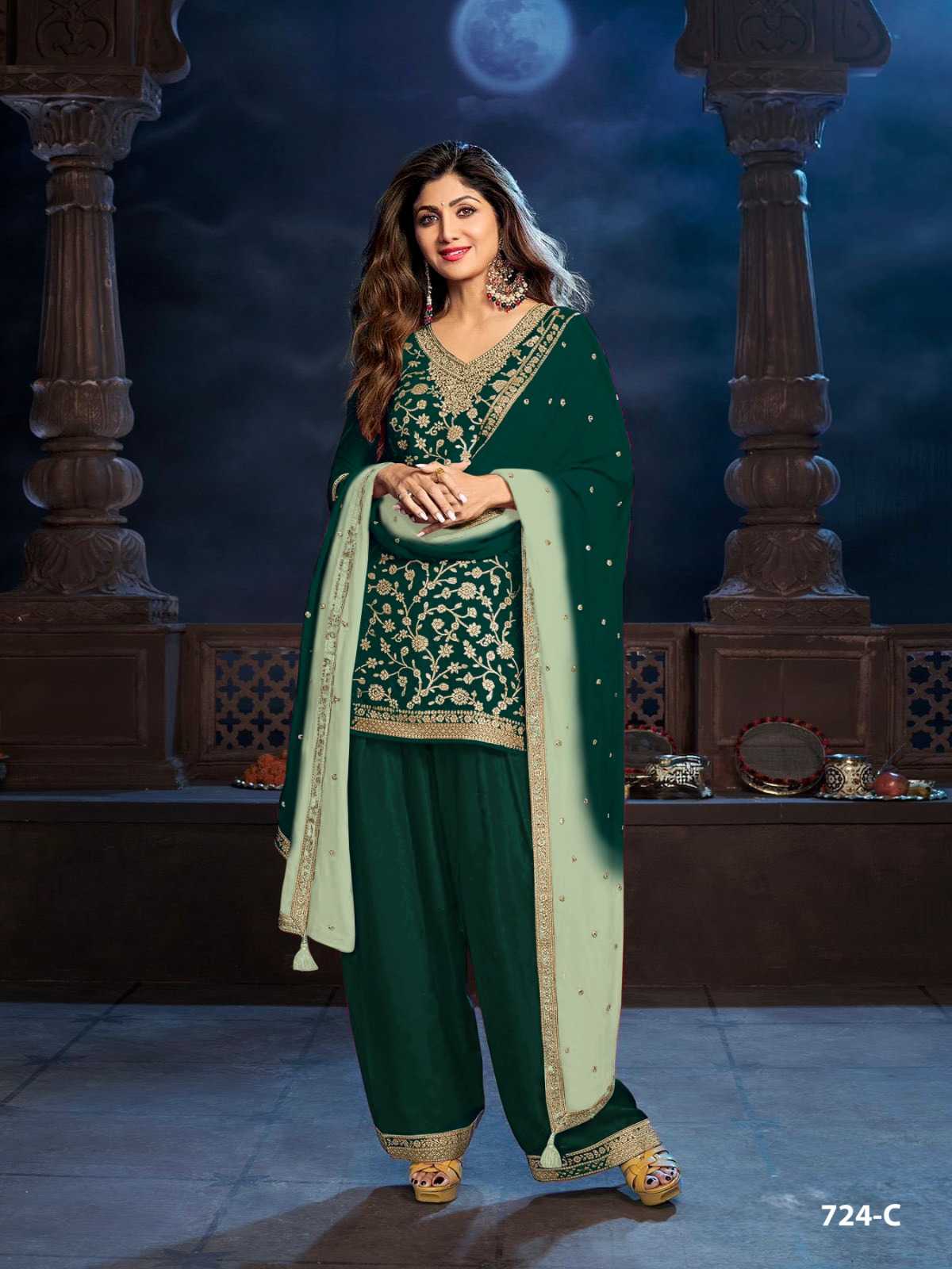 YNF Wholesale Dola Silk Party Wear Suits KESH744 SITARAH 724 | Surat Manufacturer