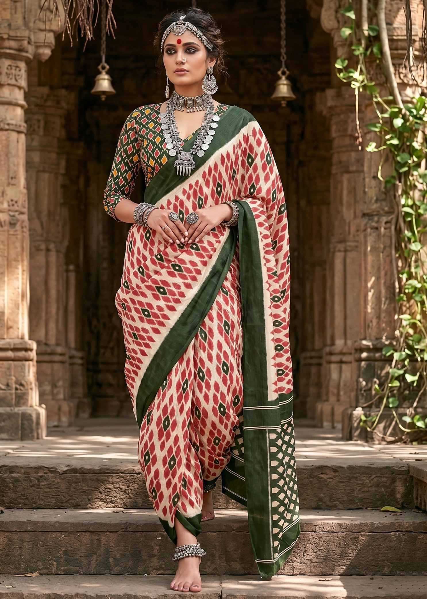 YNF Wholesale Cotton Printed Sarees  | Surat Manufacturer