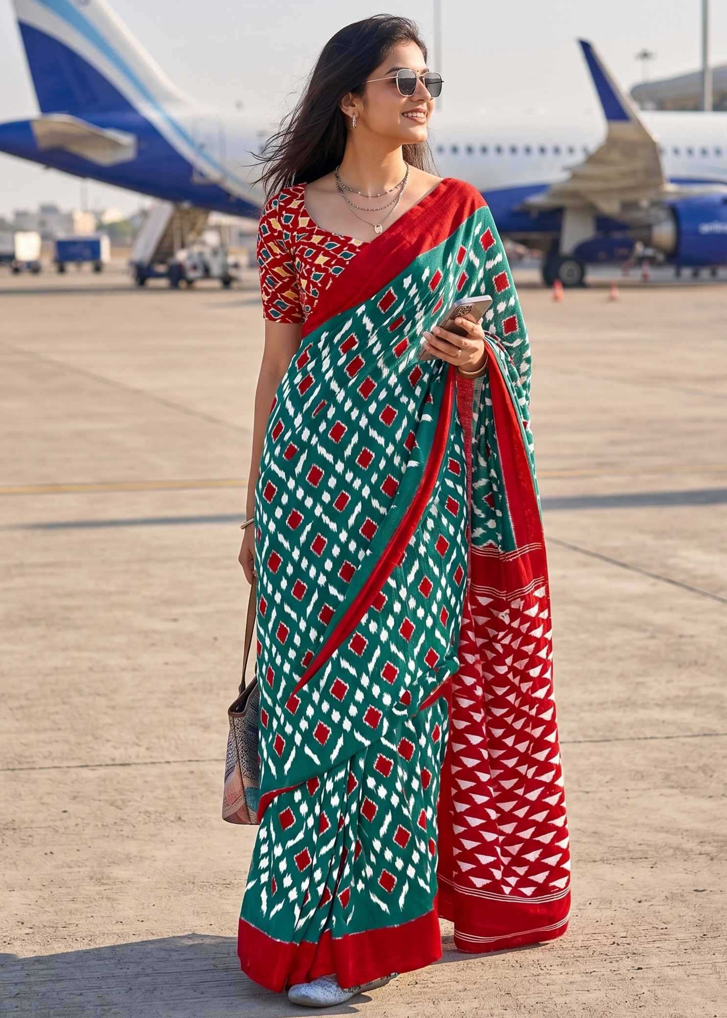 YNF Wholesale Cotton Printed Sarees  | Surat Manufacturer