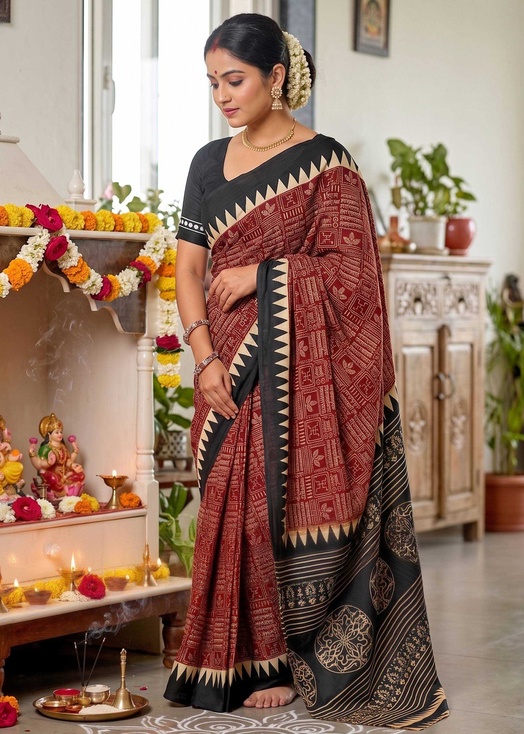 YNF Wholesale Cotton Designer Sarees  | Surat Manufacturer
