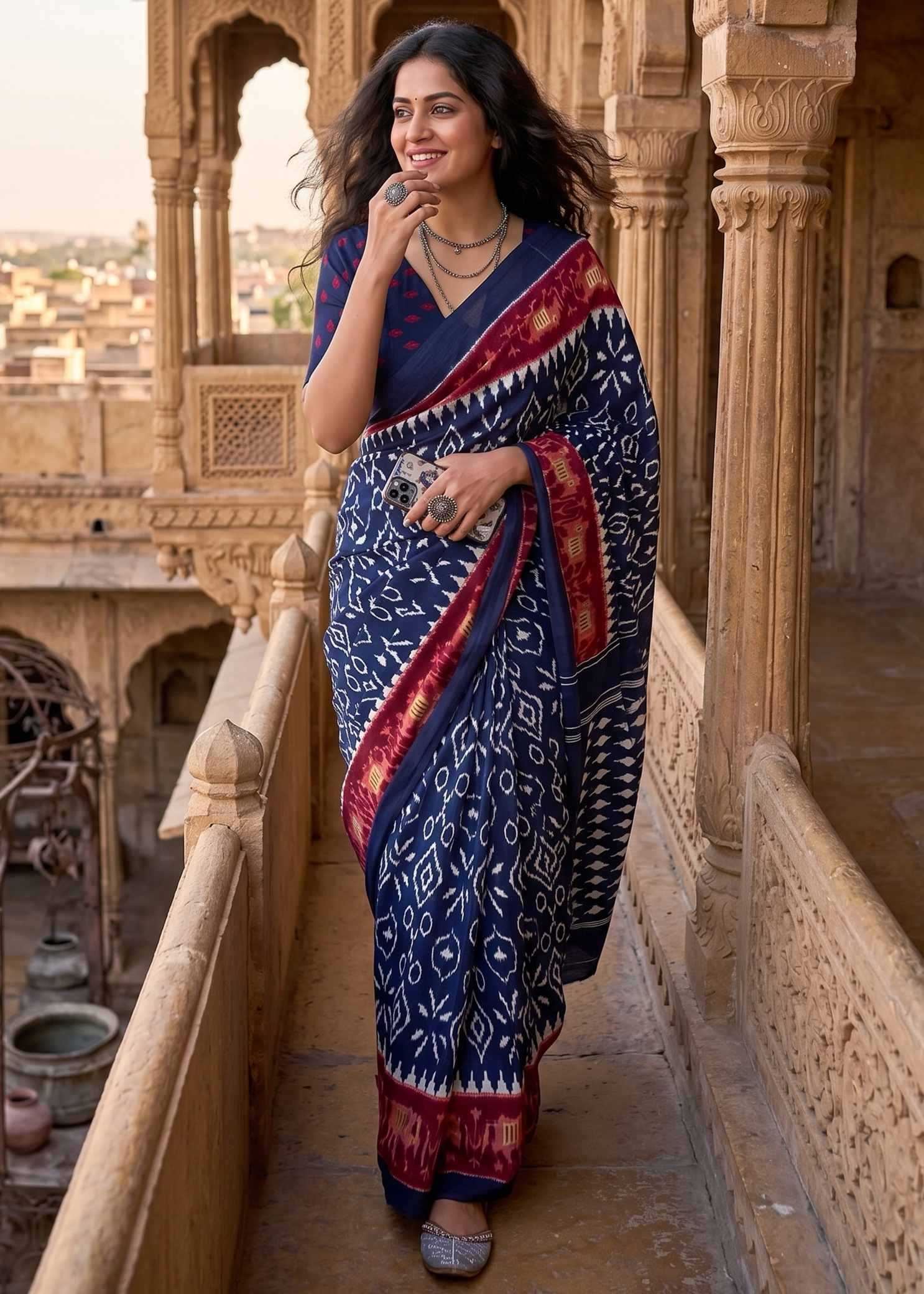 YNF Wholesale Cotton Printed Sarees  | Surat Manufacturer