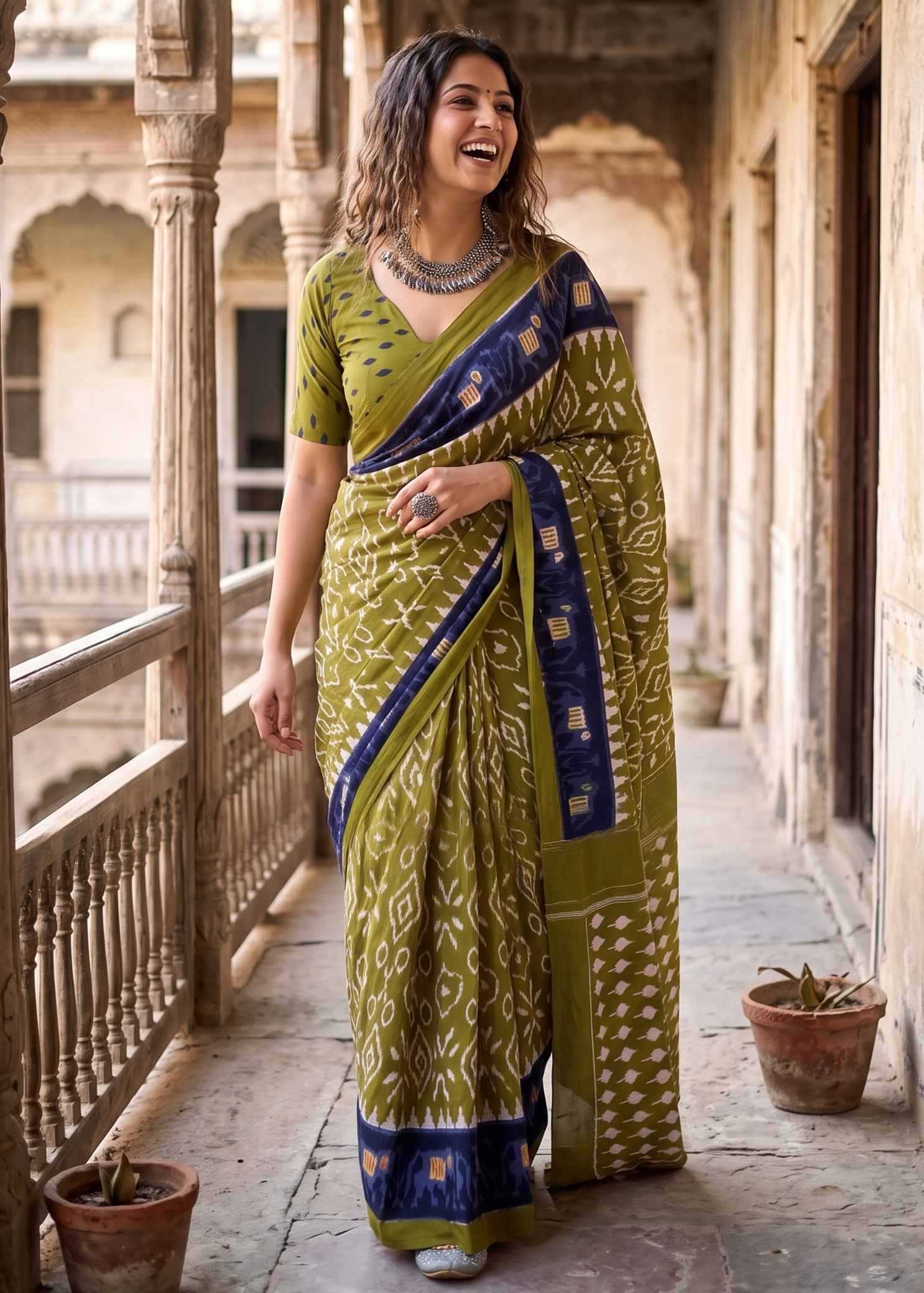 YNF Wholesale Cotton Printed Sarees  | Surat Manufacturer