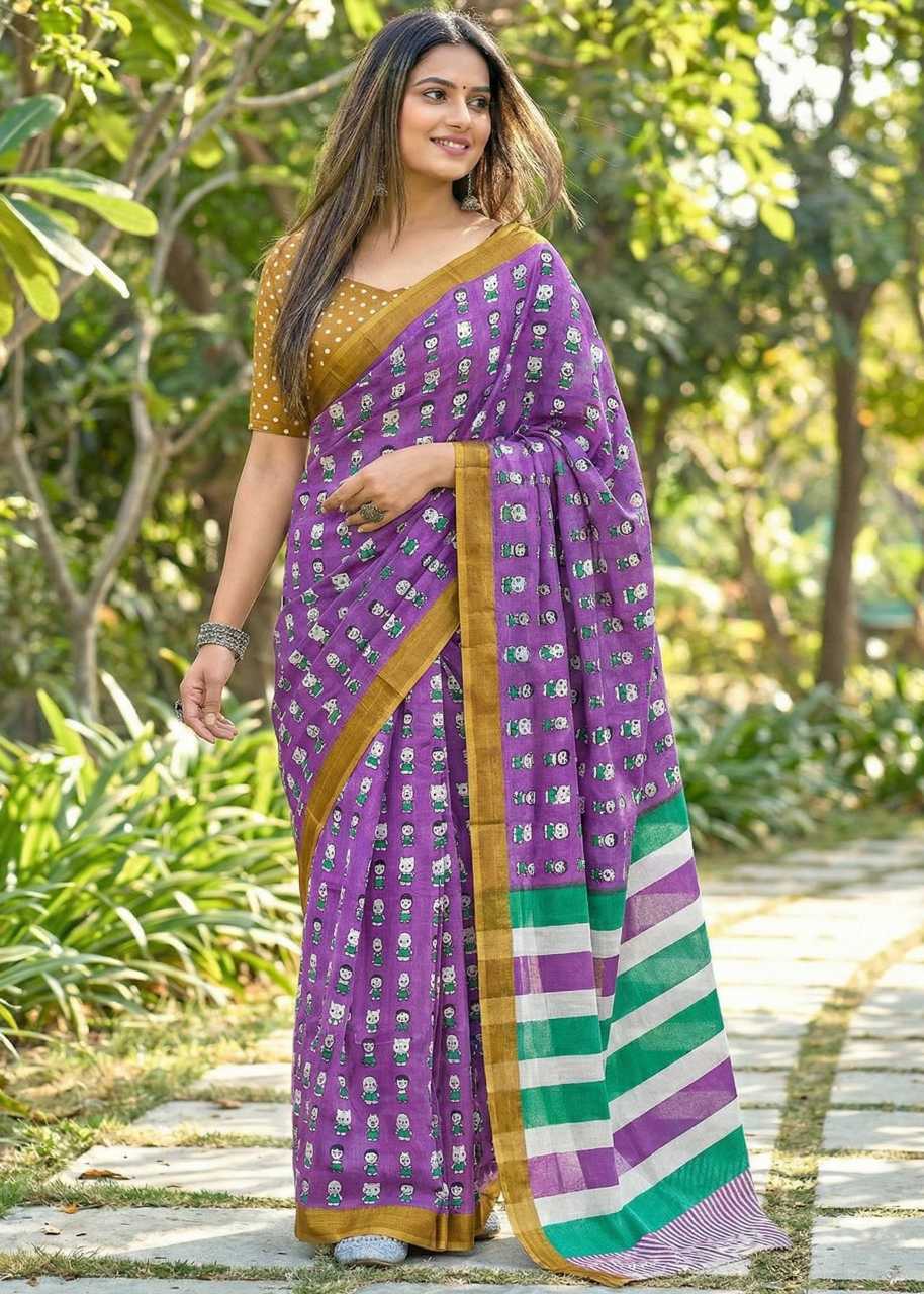 YNF Wholesale Soft Cotton Designer Sarees  | Surat Manufacturer