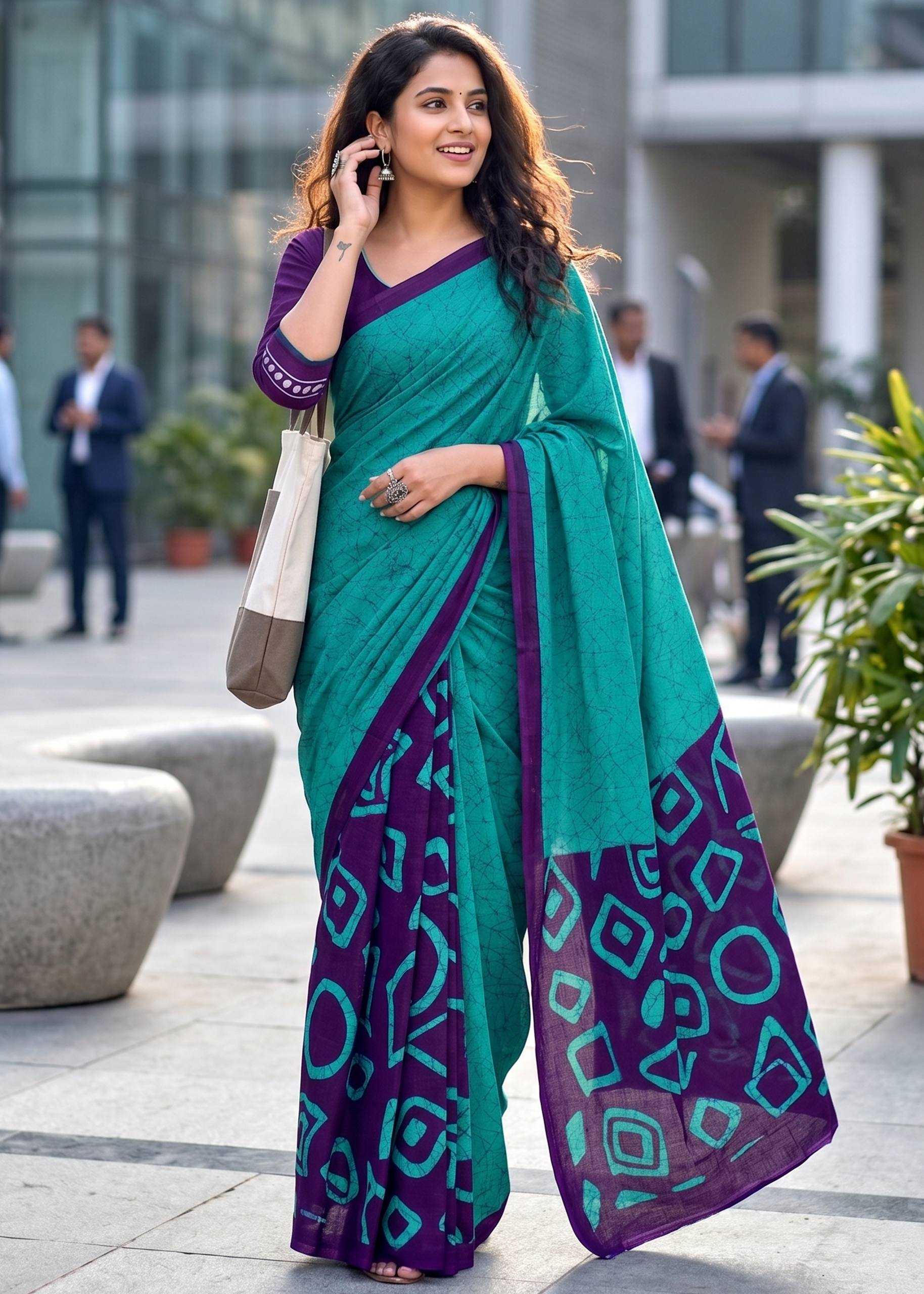 YNF Wholesale Soft Cotton Designer Sarees  | Surat Manufacturer