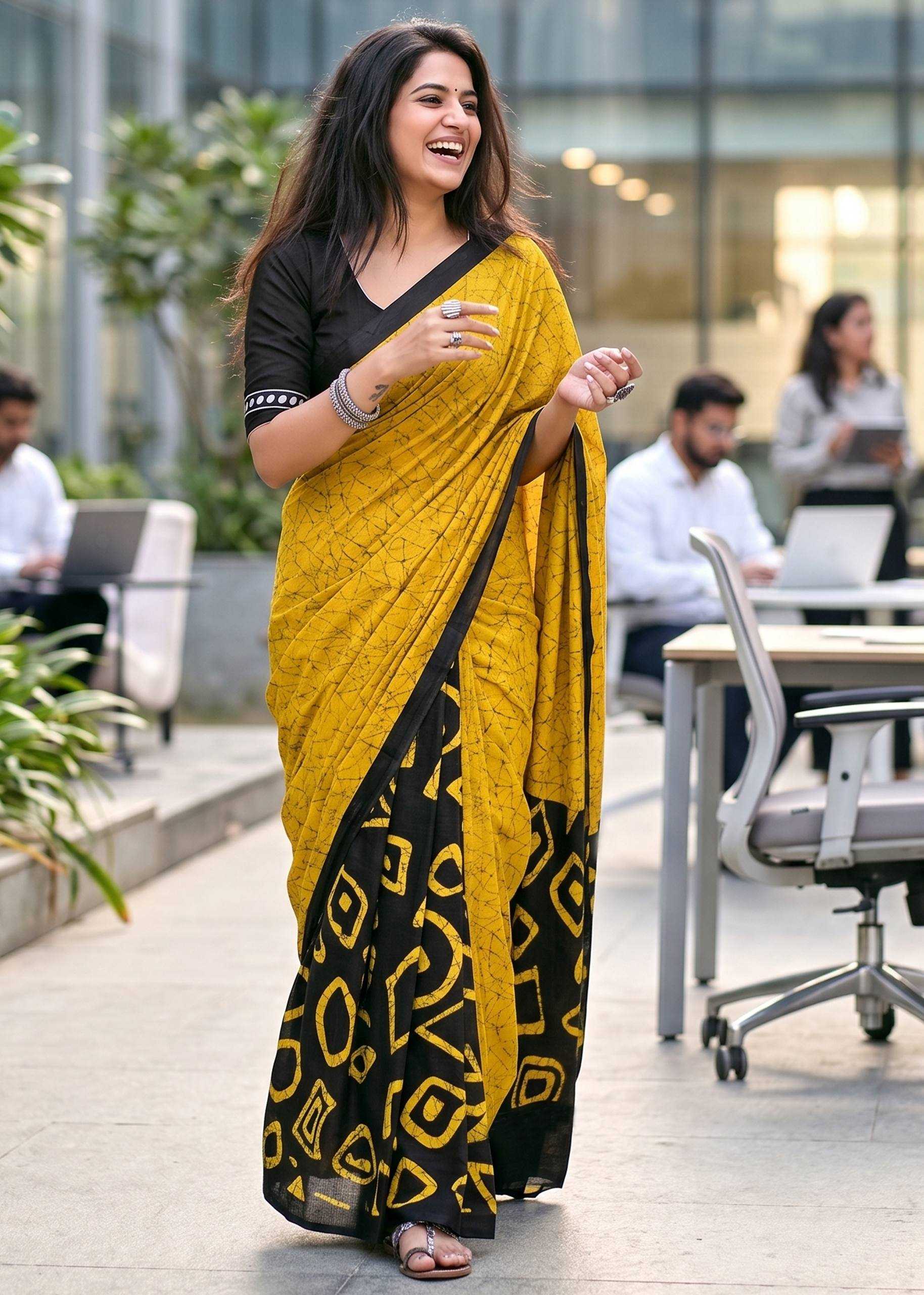 YNF Wholesale Soft Cotton Designer Sarees  | Surat Manufacturer