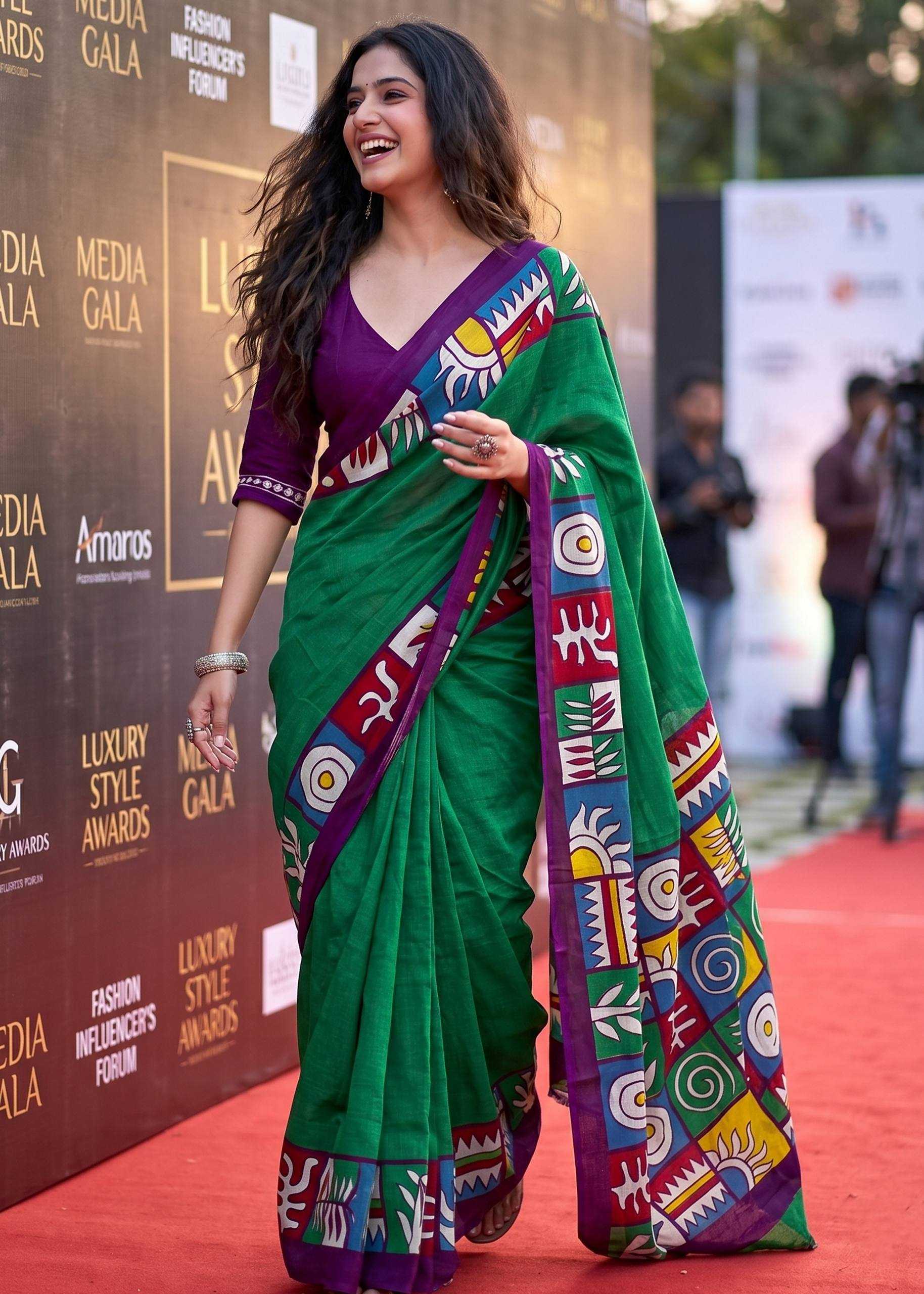 YNF Wholesale Pure Cotton Designer Sarees  | Surat Manufacturer