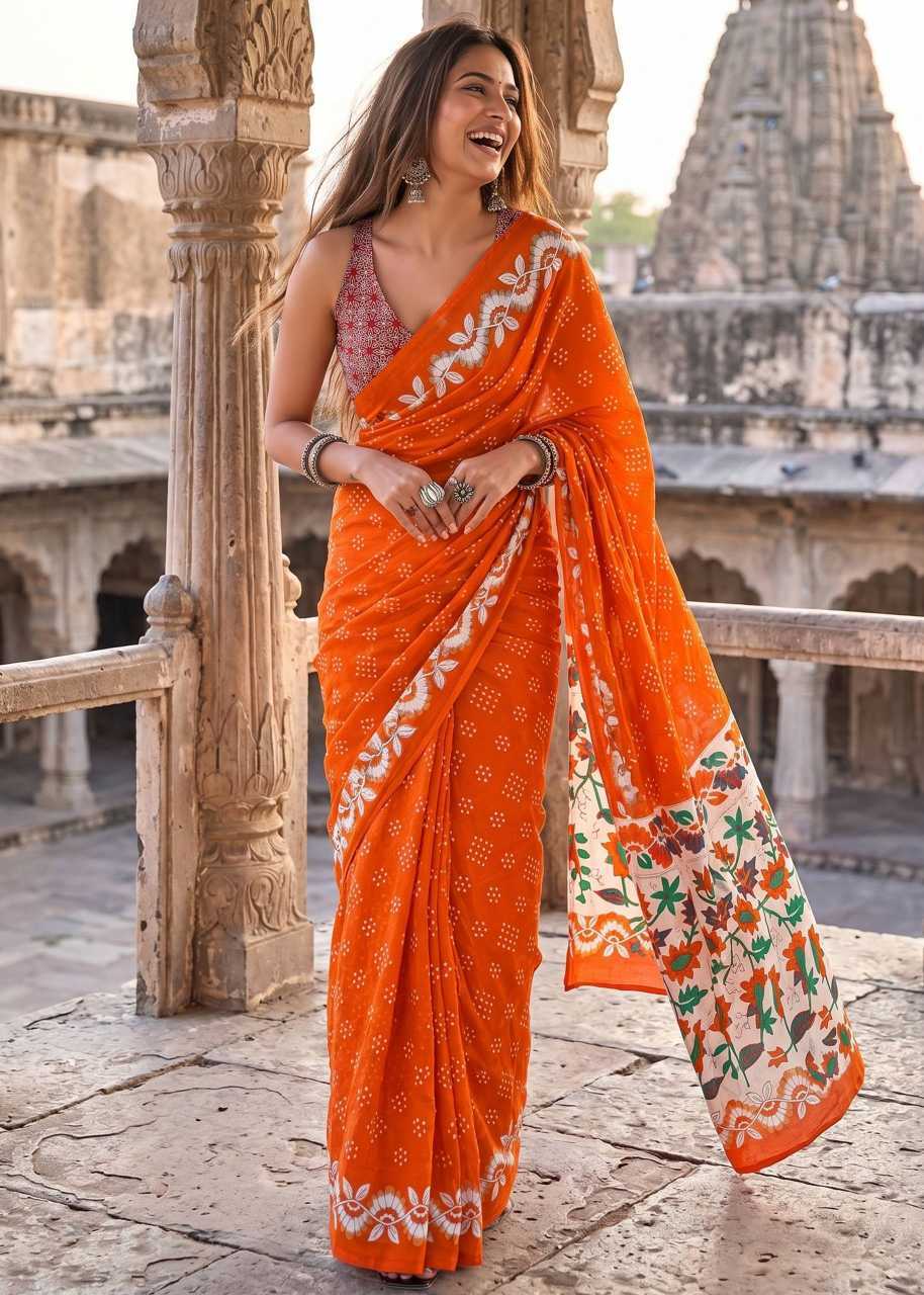 YNF Wholesale Pure Cotton Designer Sarees  | Surat Manufacturer
