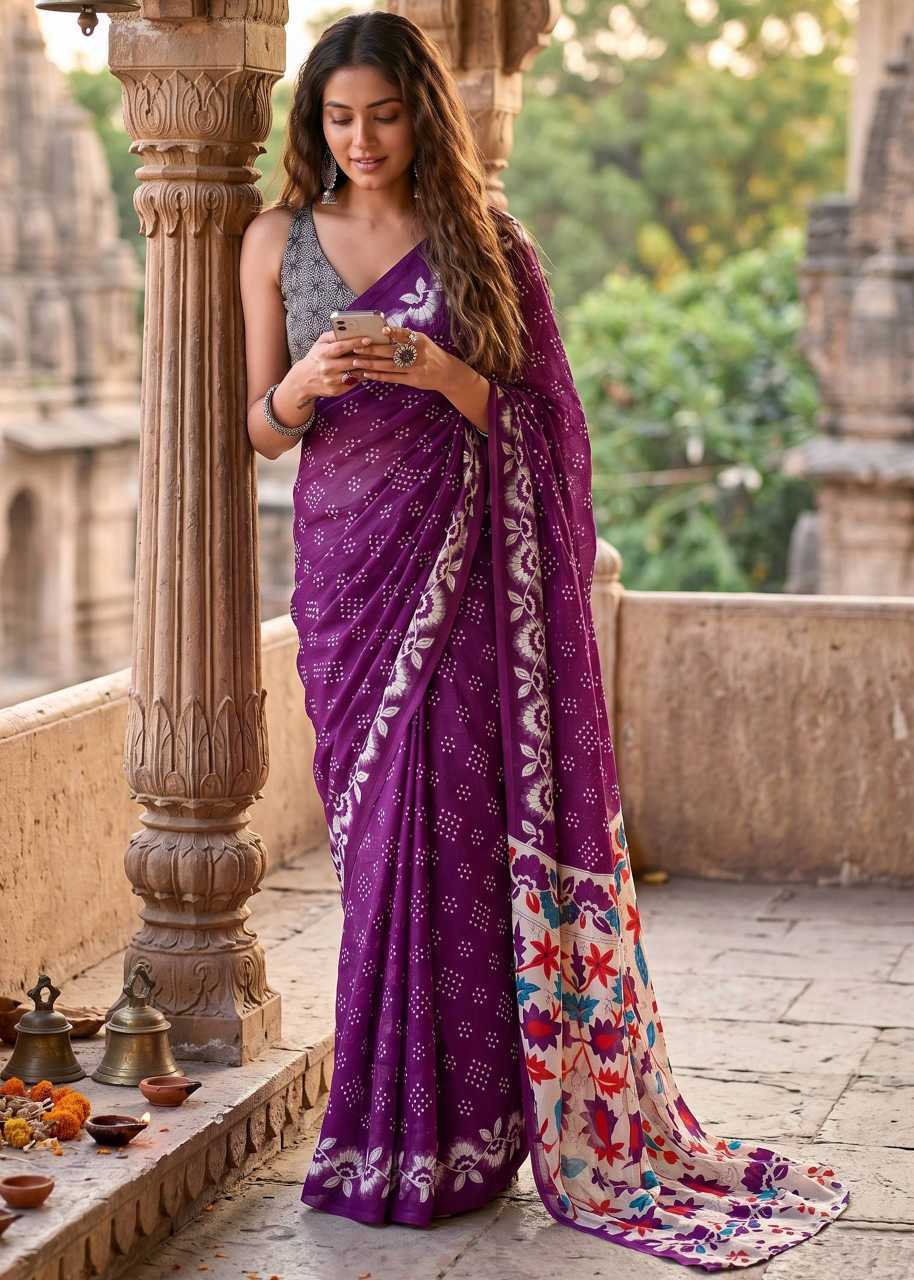 YNF Wholesale Pure Cotton Designer Sarees  | Surat Manufacturer