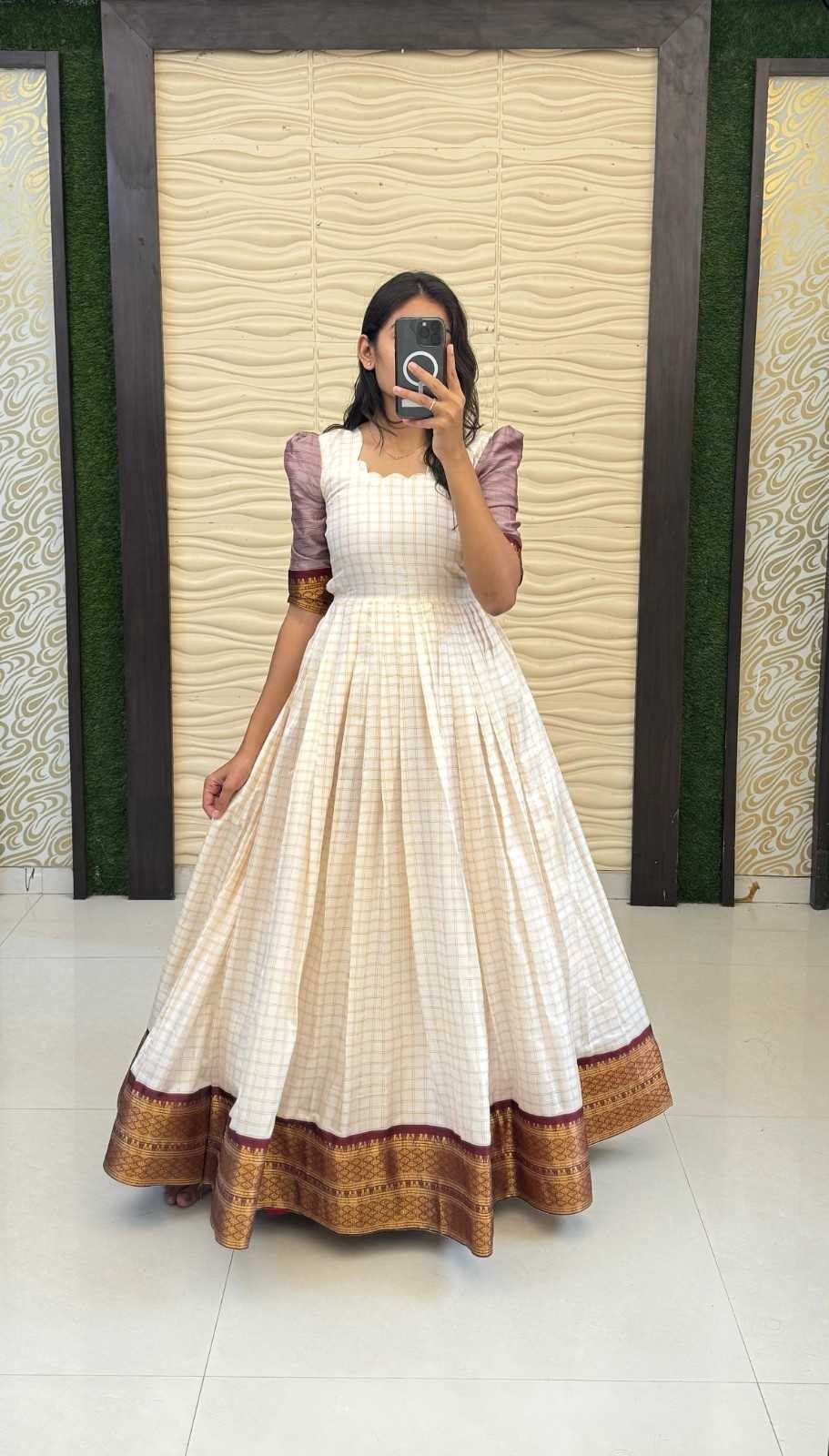 YNF Wholesale Cotton Fancy Gowns  | Surat Manufacturer