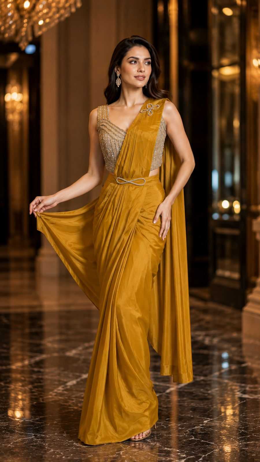 YNF Wholesale Chinon Designer Sarees  | Surat Manufacturer