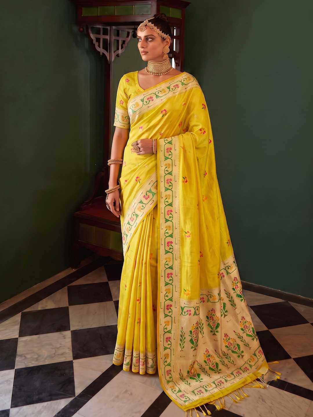 YNF Wholesale Tissue Silk Tissue Silk Saree  | Surat Manufacturer