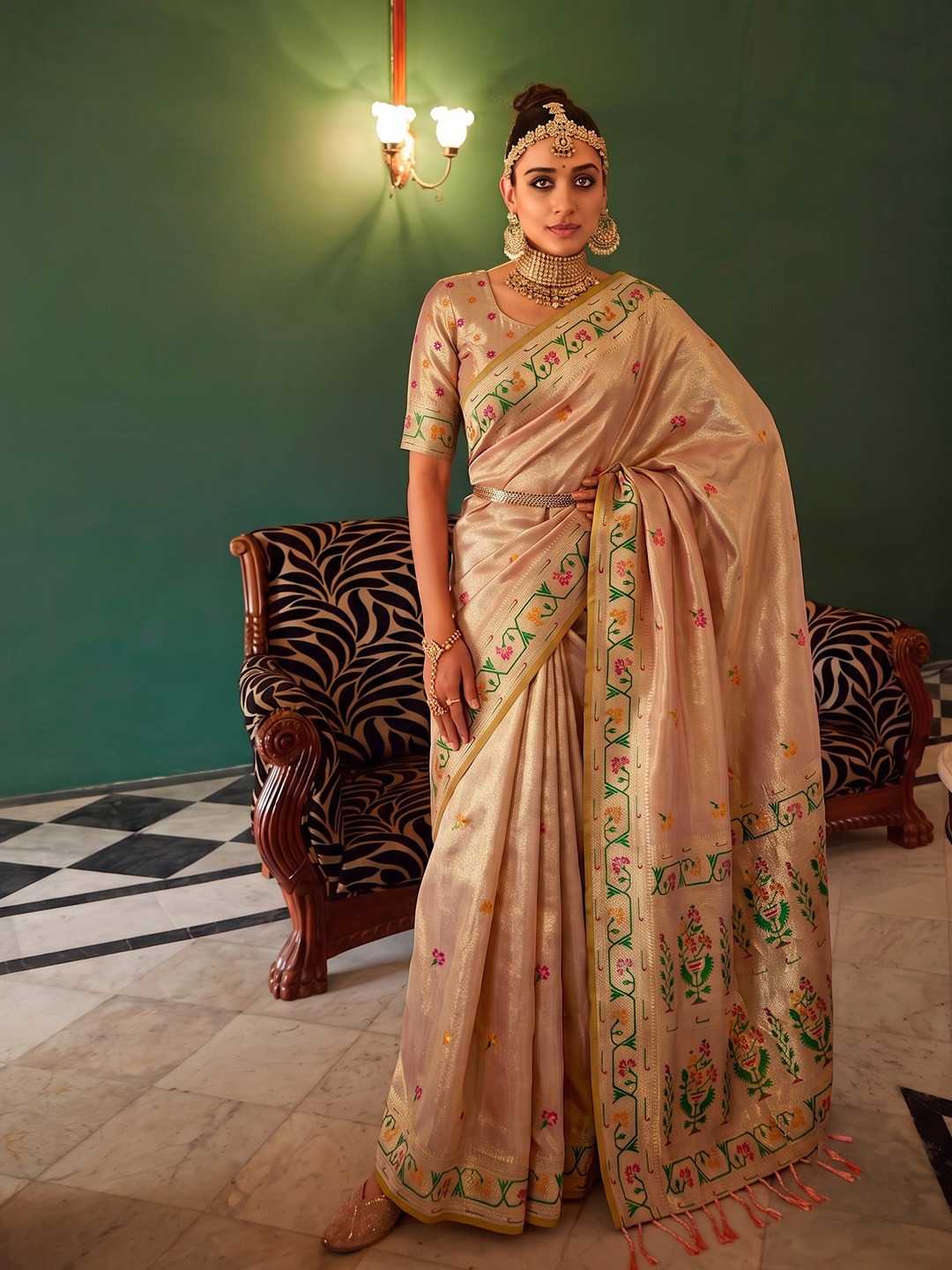 YNF Wholesale Tissue Silk Tissue Silk Saree  | Surat Manufacturer