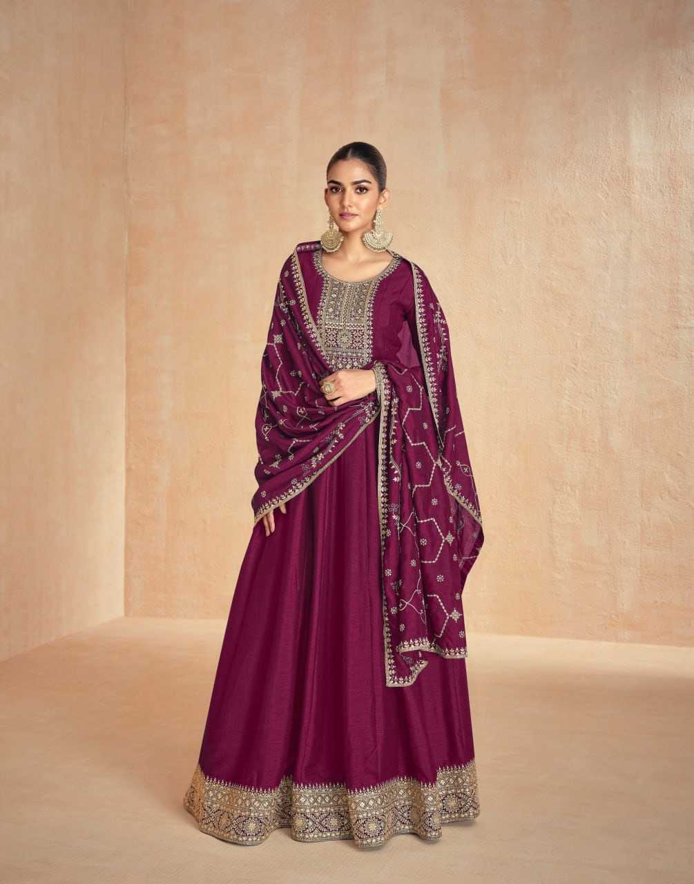 YNF Wholesale Premium Silk Embroidery Suits  | Surat Manufacturer