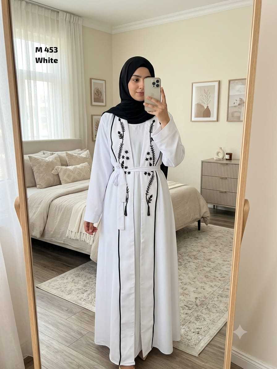 YNF Wholesale Premium Nida Abaya  | Surat Manufacturer