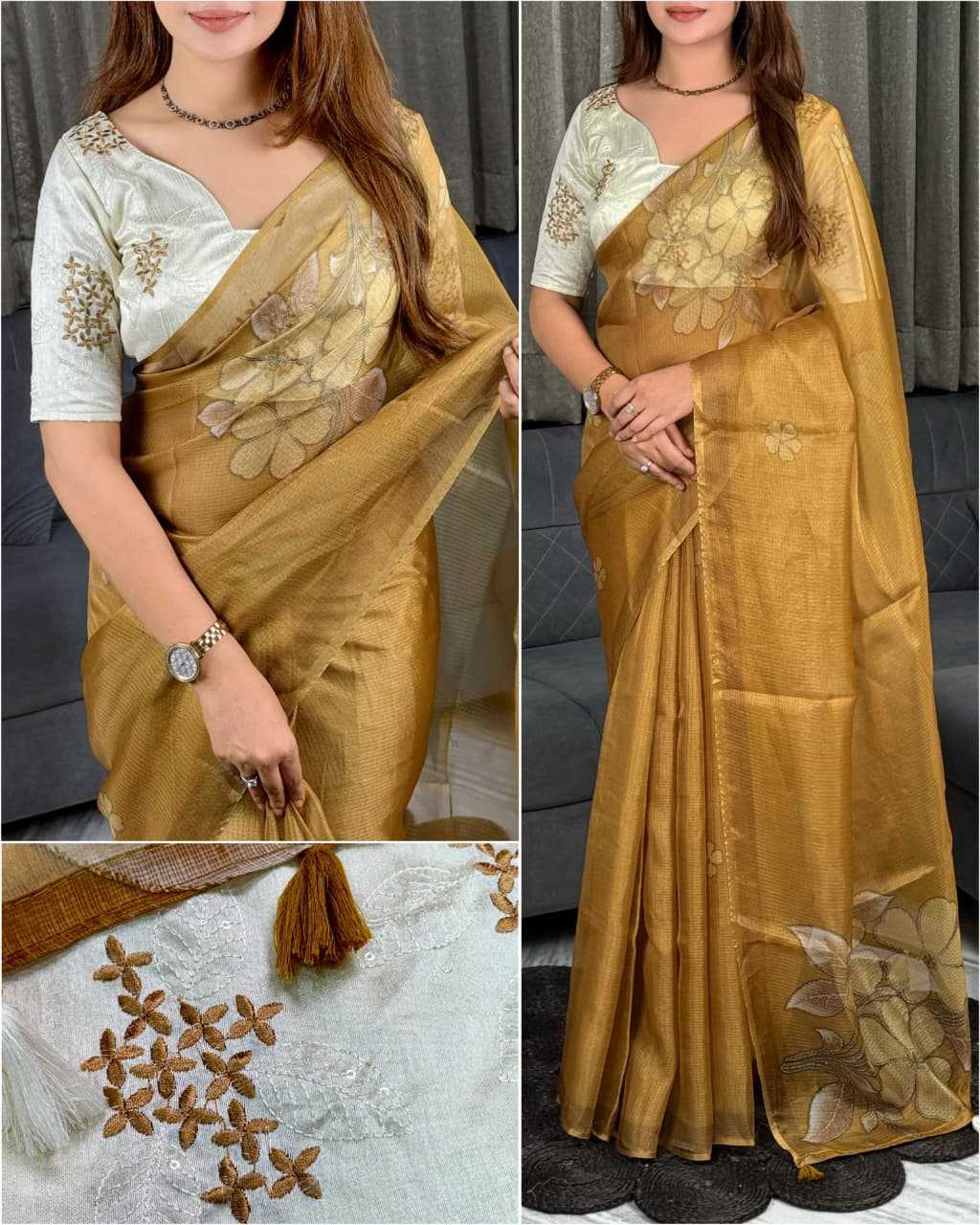 YNF Wholesale Soft Kota Printed Sarees  | Surat Manufacturer