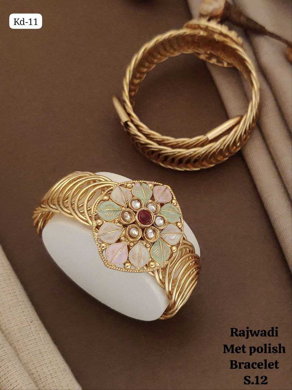 YNF Wholesale Brass Antique Bangles  | Surat Manufacturer