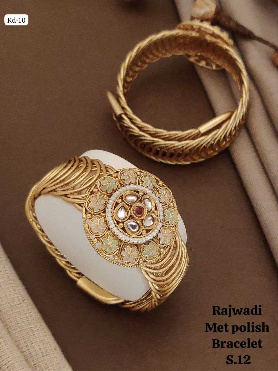 YNF Wholesale Brass Antique Bangles  | Surat Manufacturer