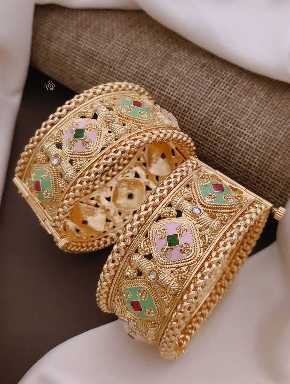 YNF Wholesale Brass Antique Bangles  | Surat Manufacturer