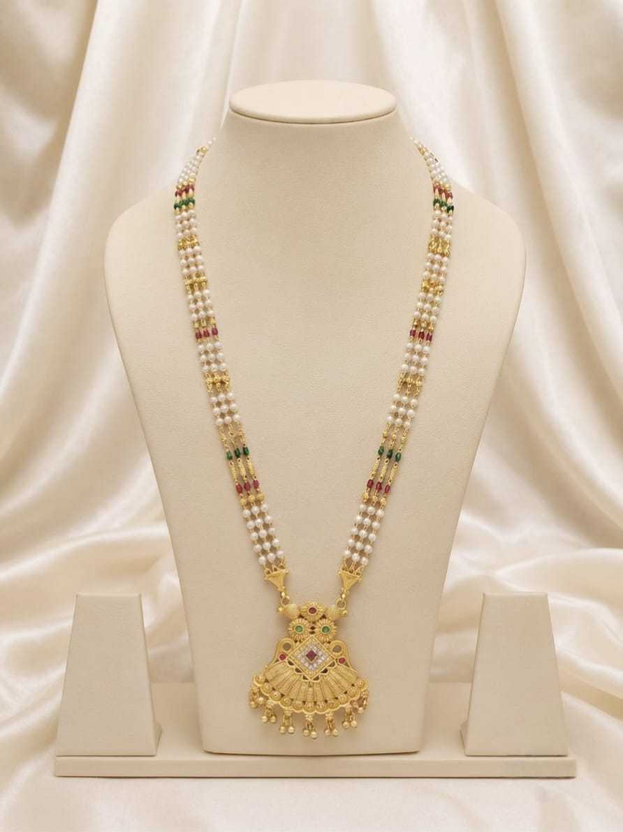 YNF Wholesale Brass Fancy Mala Necklaces  | Surat Manufacturer