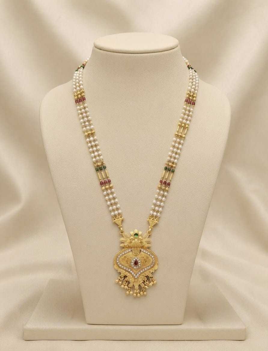 YNF Wholesale Brass Fancy Mala Necklaces  | Surat Manufacturer