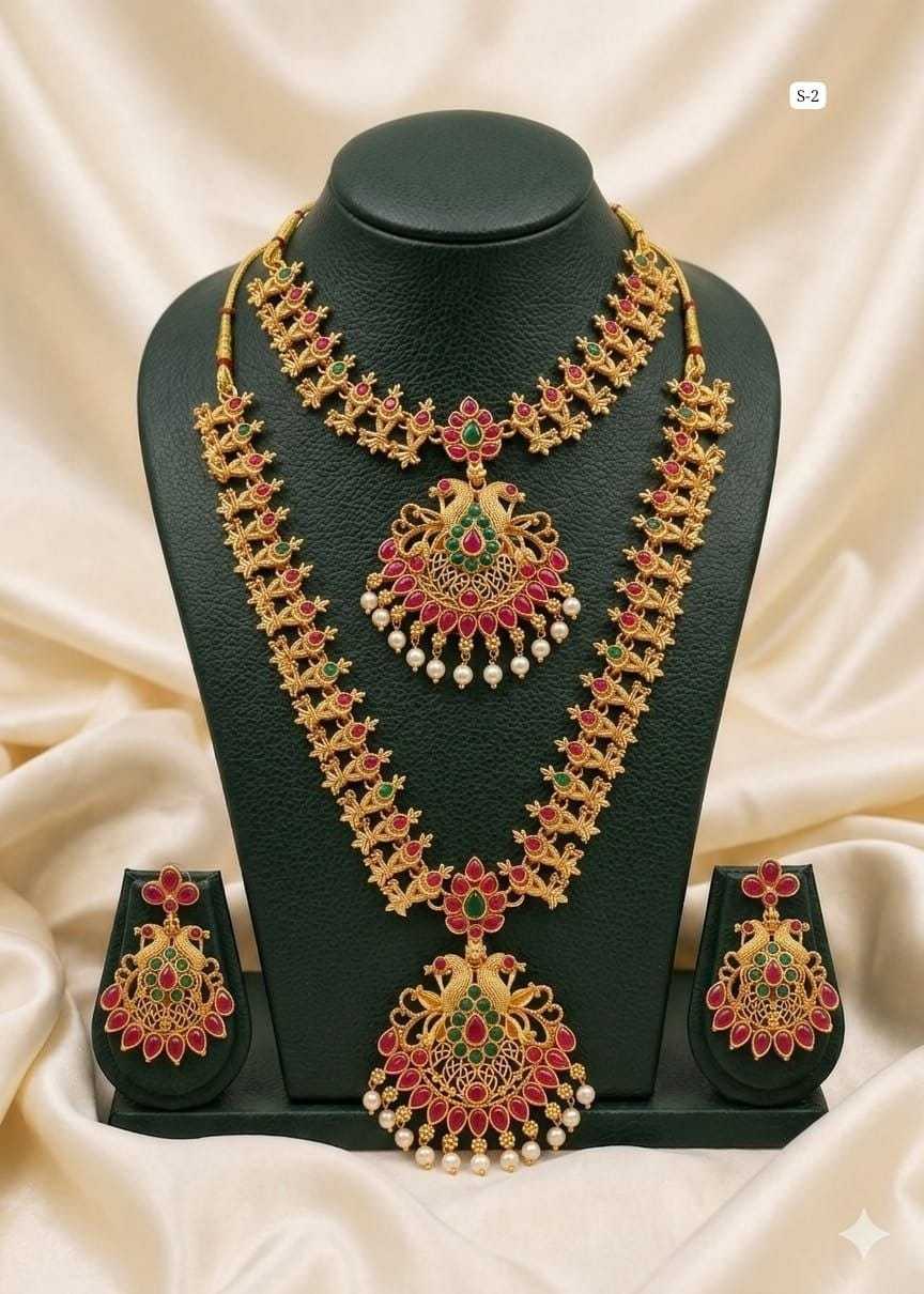 YNF Wholesale Brass Fancy Mala Necklaces  | Surat Manufacturer