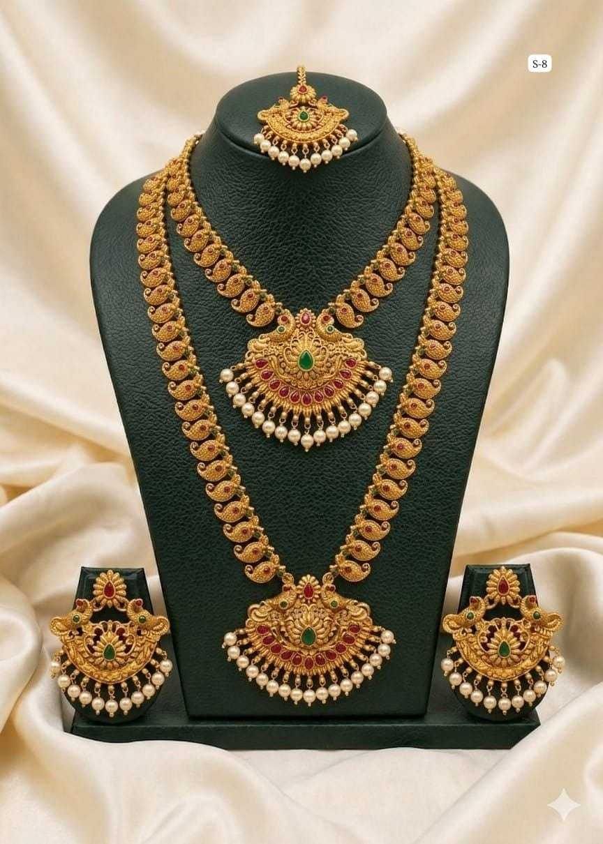 YNF Wholesale Brass Fancy Mala Necklaces  | Surat Manufacturer