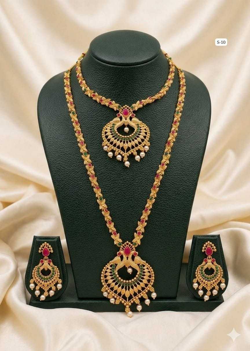 YNF Wholesale Brass Fancy Mala Necklaces  | Surat Manufacturer