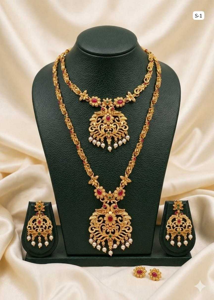 YNF Wholesale Brass Fancy Mala Necklaces  | Surat Manufacturer