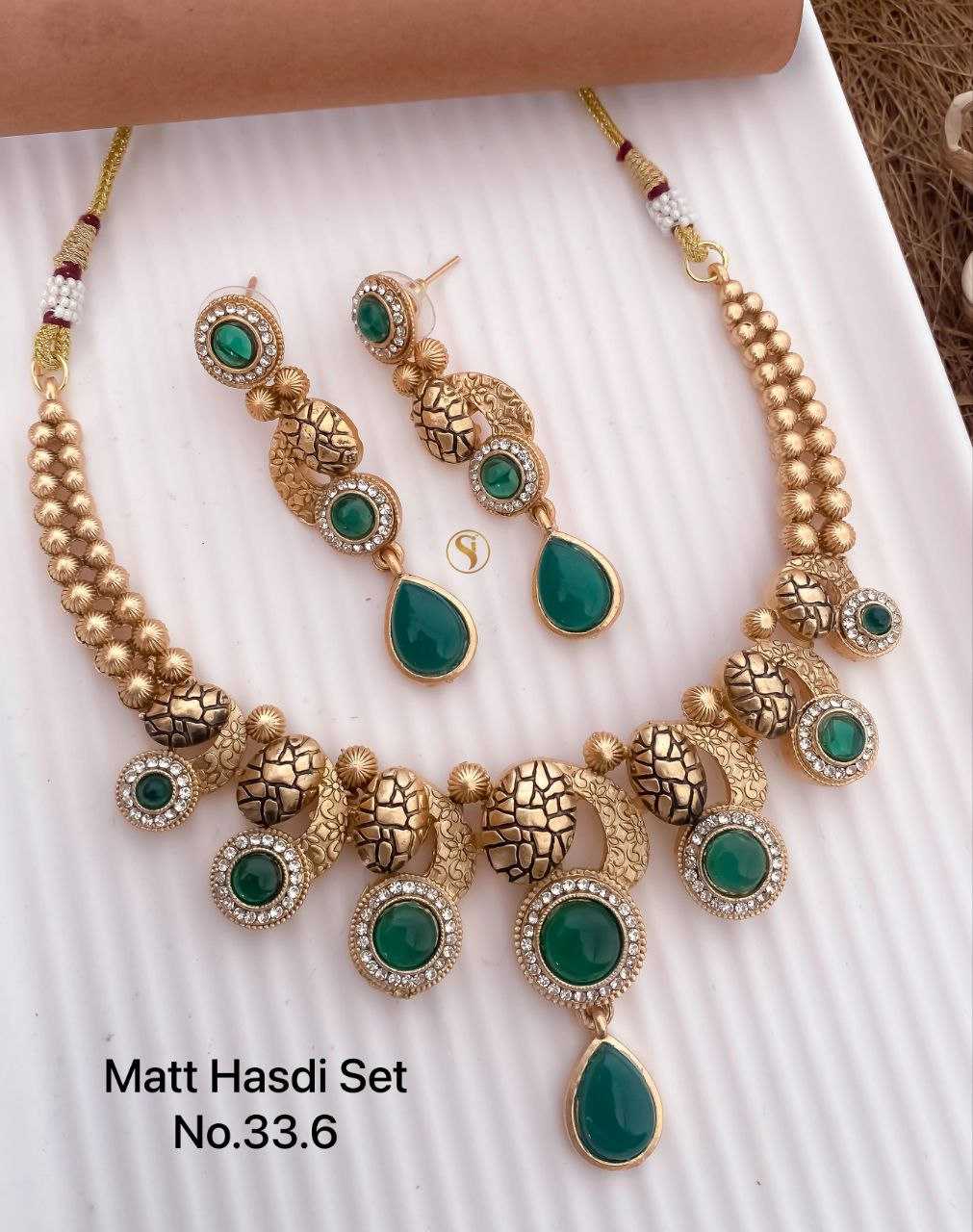 YNF Wholesale Brass Necklaces Set  | Surat Manufacturer