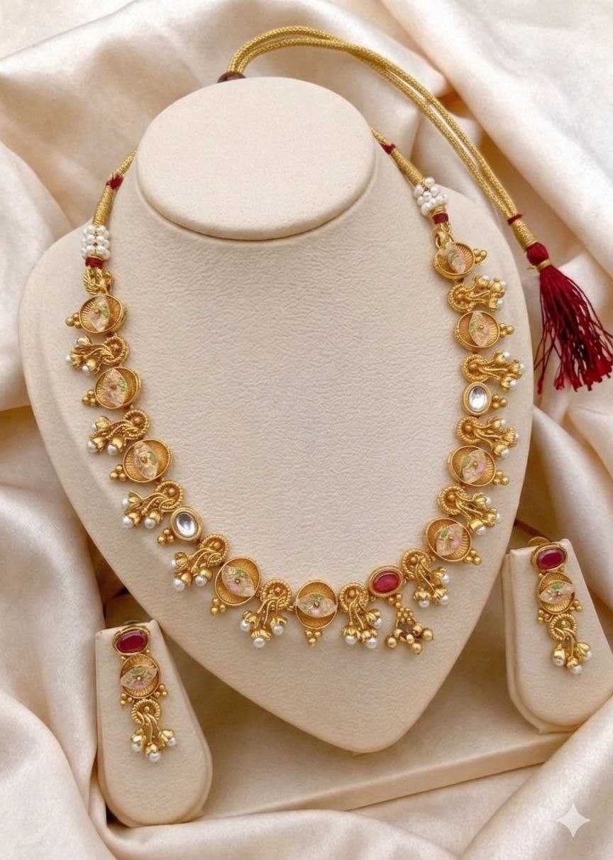YNF Wholesale Brass Necklaces Set  | Surat Manufacturer