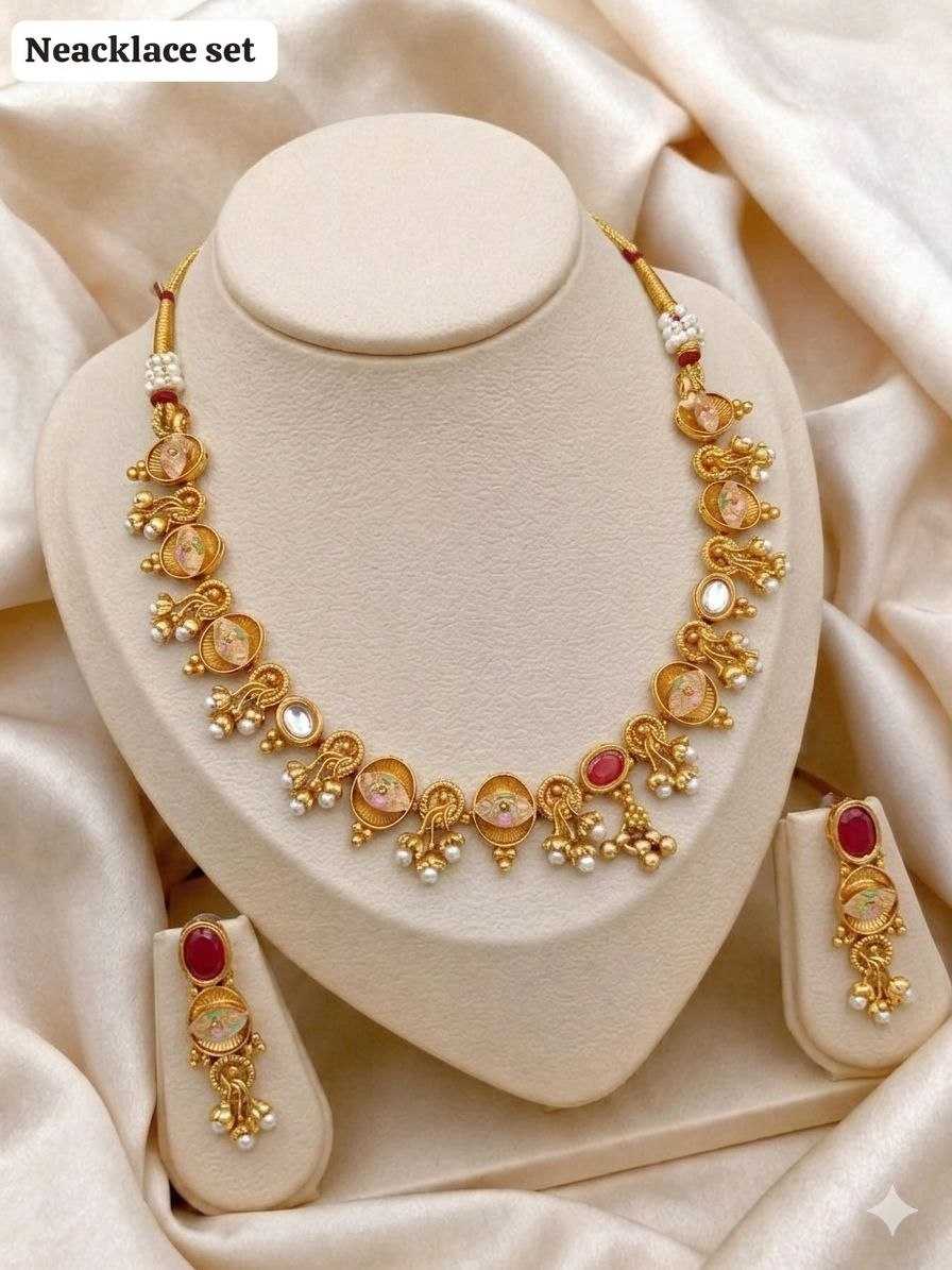 YNF Wholesale Brass Necklaces Set  | Surat Manufacturer