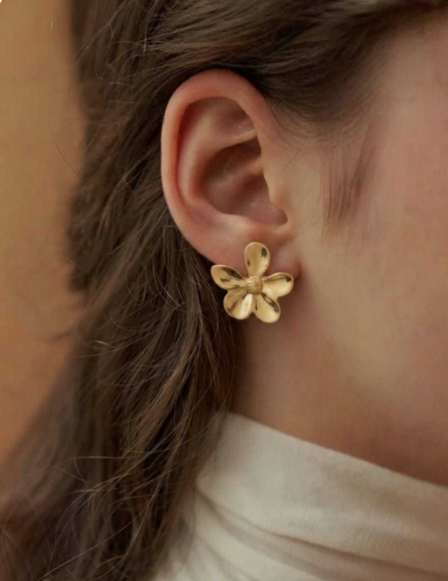 YNF Wholesale Brass Stud Earrings  | Surat Manufacturer