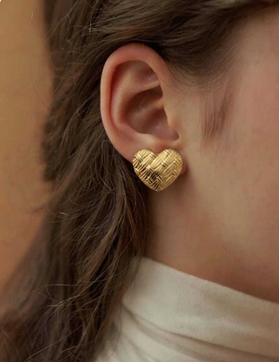 YNF Wholesale Brass Stud Earrings  | Surat Manufacturer