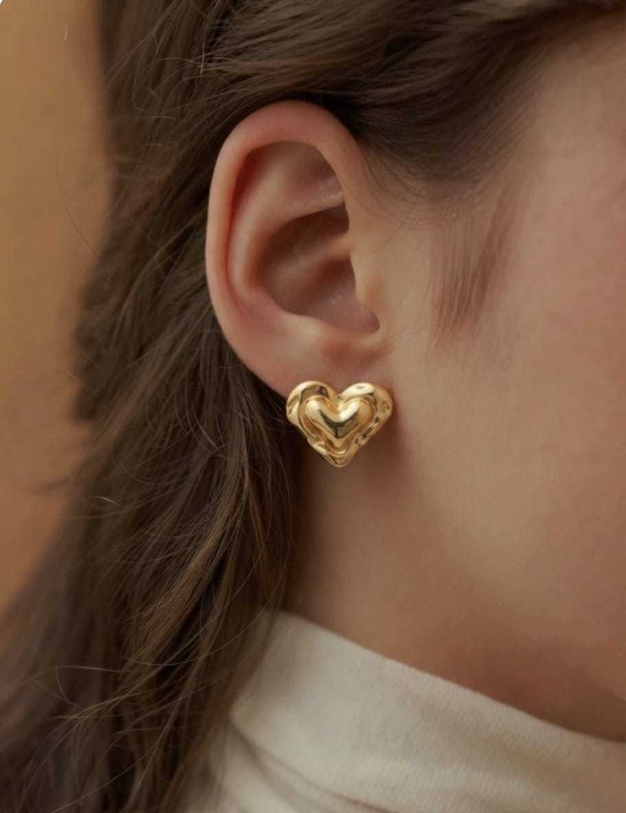 YNF Wholesale Brass Stud Earrings  | Surat Manufacturer