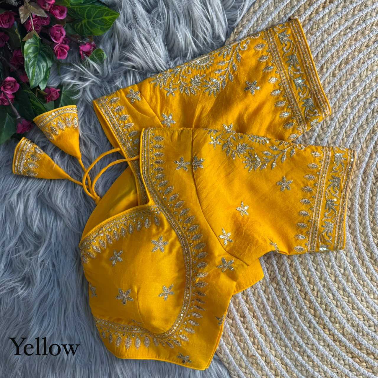 YNF Wholesale Vichitra Silk Designer Blouse  | Surat Manufacturer