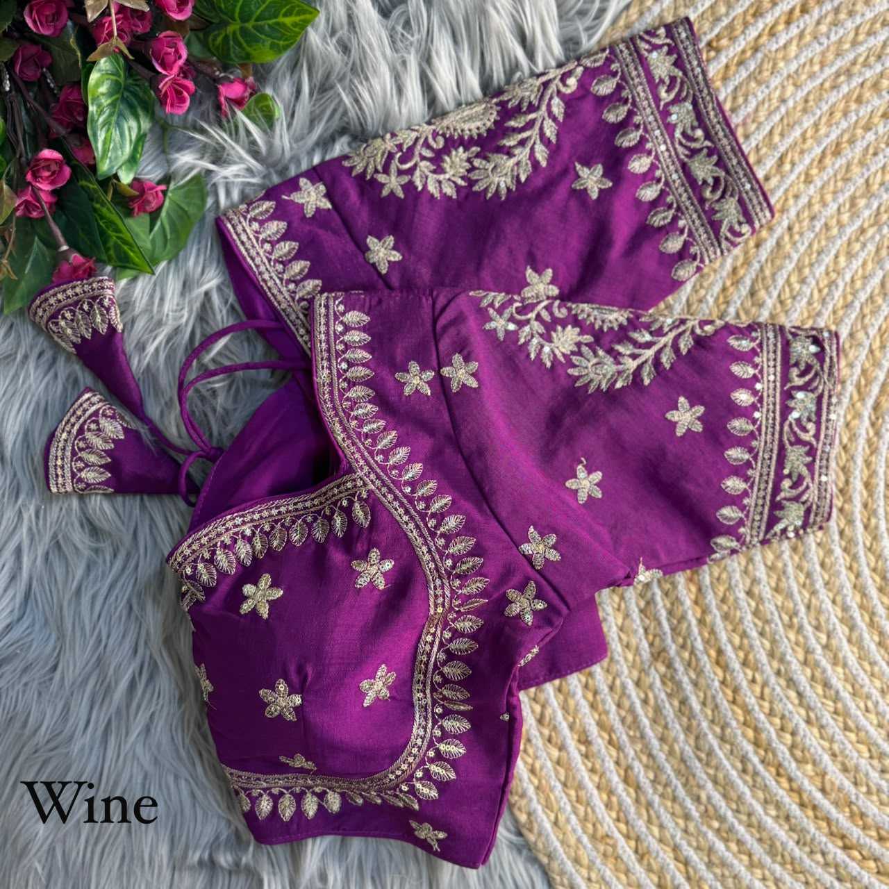 YNF Wholesale Vichitra Silk Designer Blouse  | Surat Manufacturer