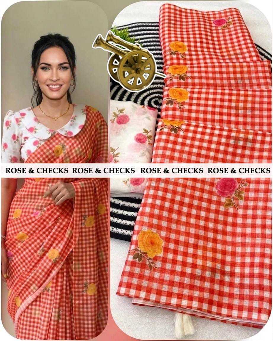 YNF Wholesale Linen Lightweight Sarees  | Surat Manufacturer