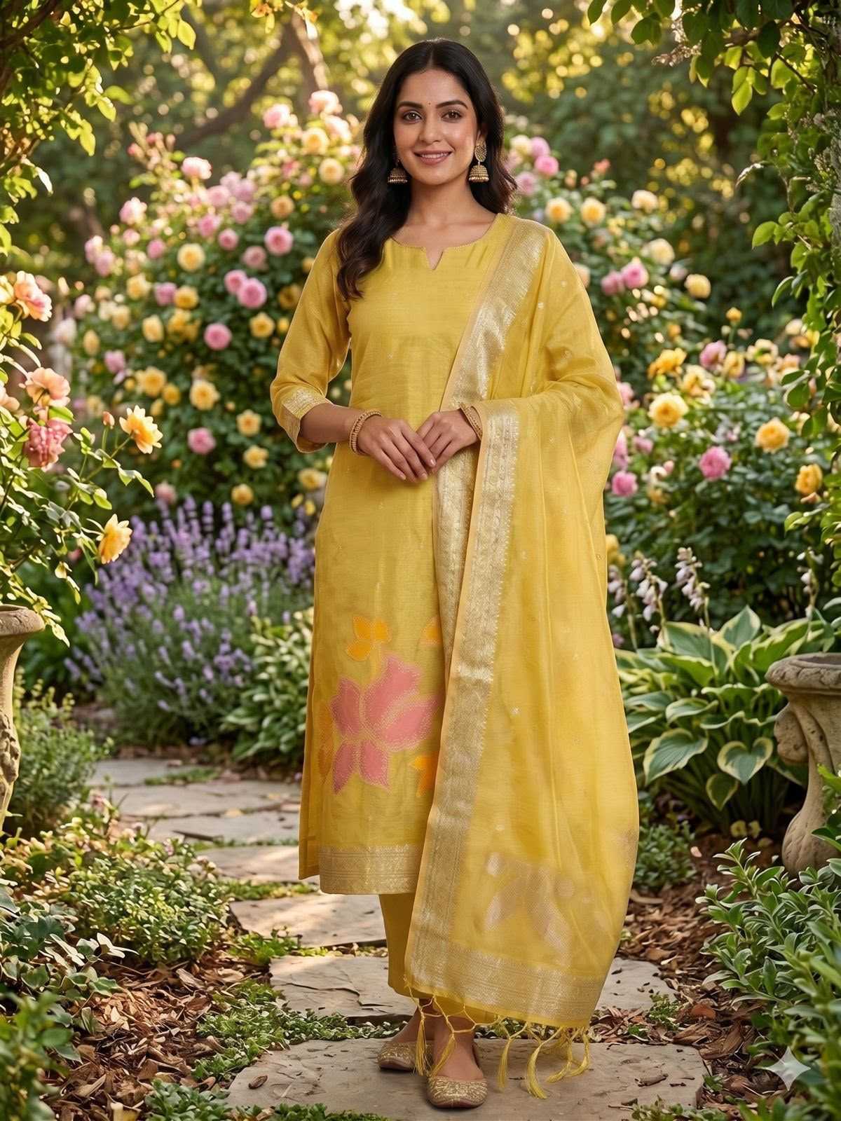 YNF Wholesale Tissue Ladies Suits  | Surat Manufacturer