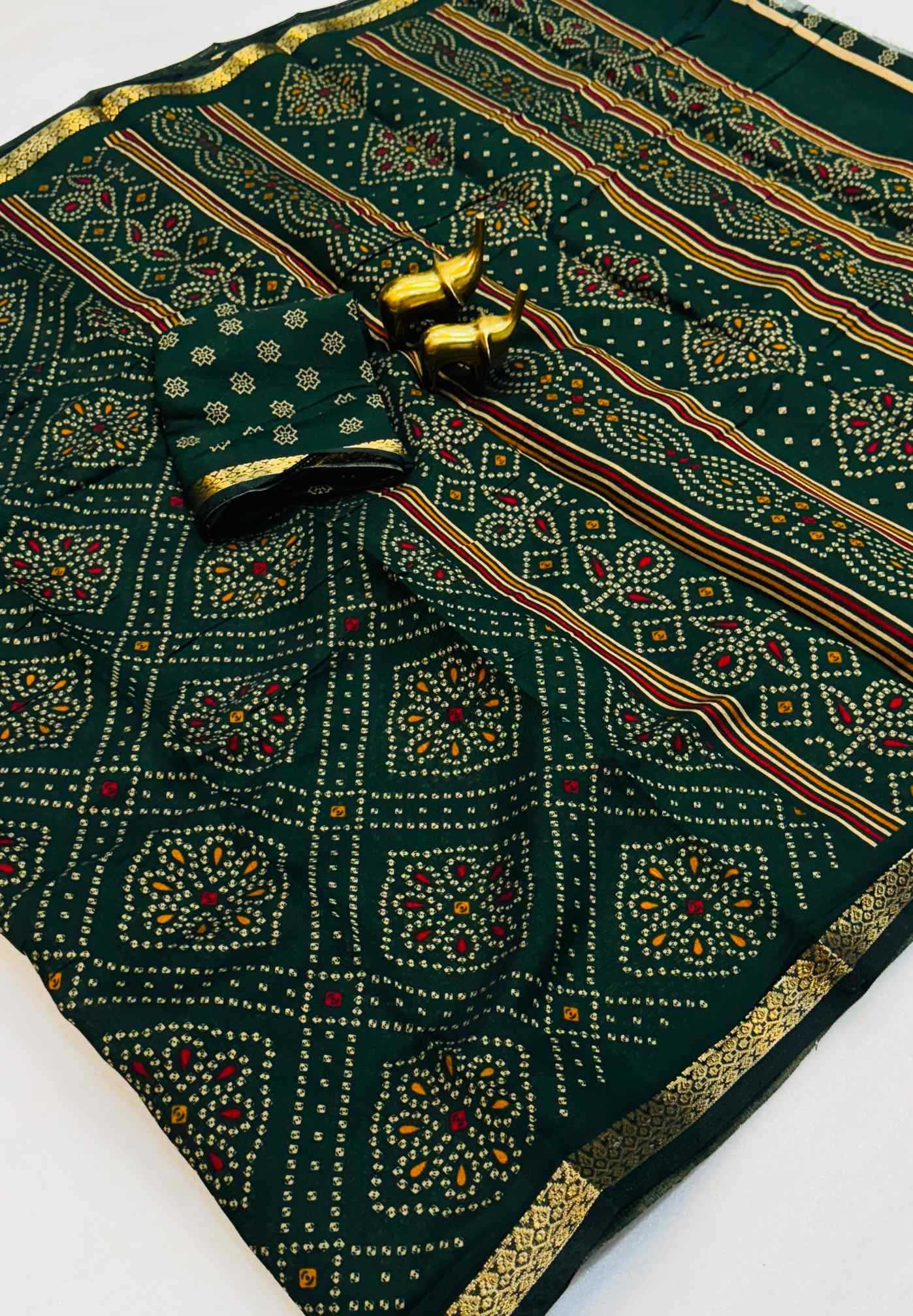 YNF Wholesale Silk Printed Silk Saree  | Surat Manufacturer