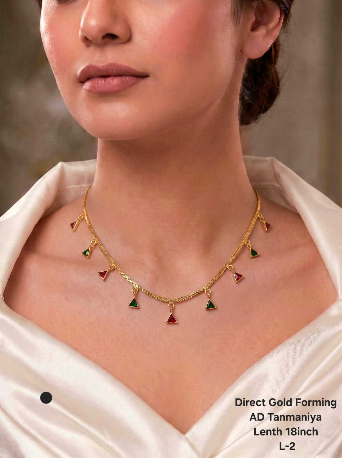 YNF Wholesale Brass Antique Necklaces Set  | Surat Manufacturer