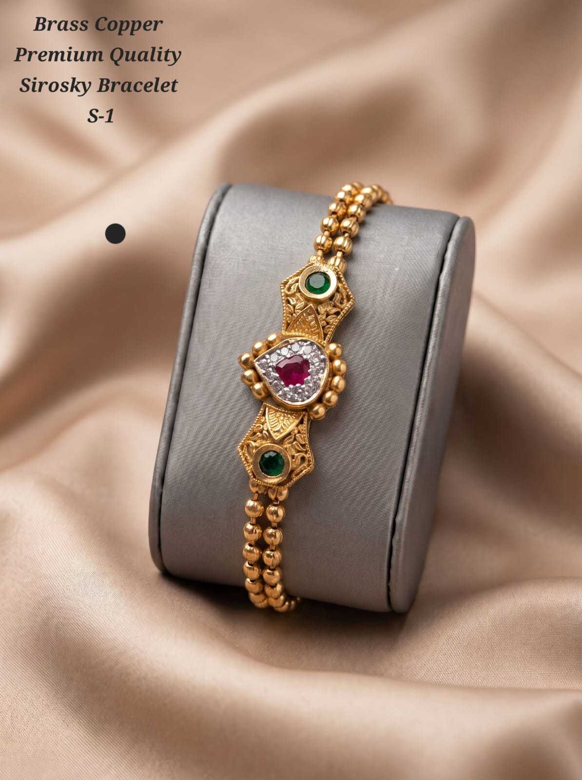 YNF Wholesale Brass Brass Gold Bracelets  | Surat Manufacturer