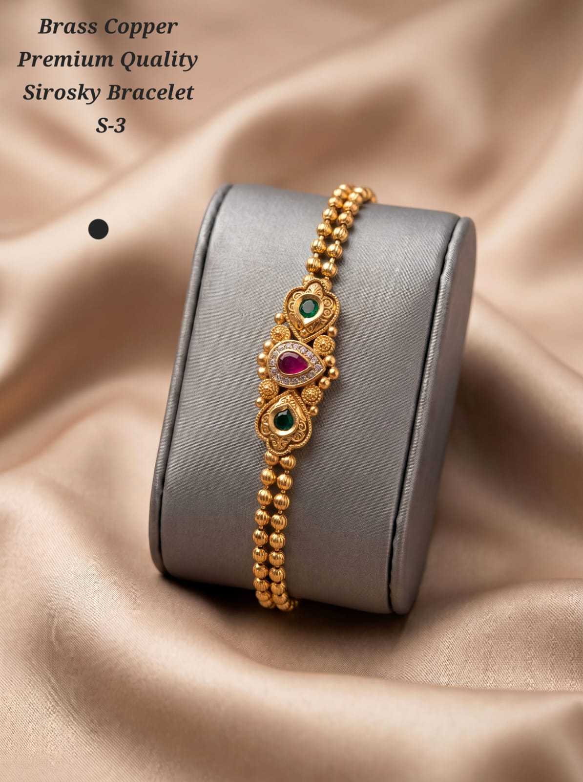 YNF Wholesale Brass Brass Gold Bracelets  | Surat Manufacturer
