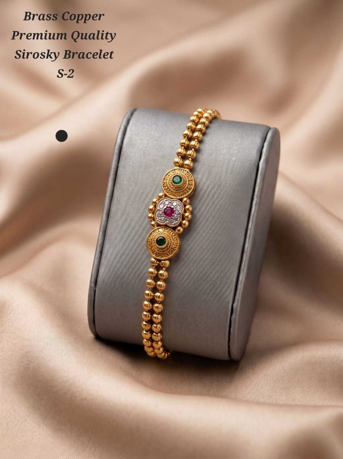 YNF Wholesale Brass Brass Gold Bracelets  | Surat Manufacturer