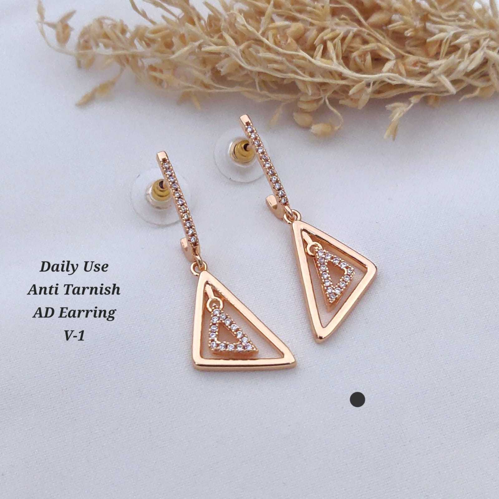 YNF Wholesale Brass Fancy Earrings  | Surat Manufacturer