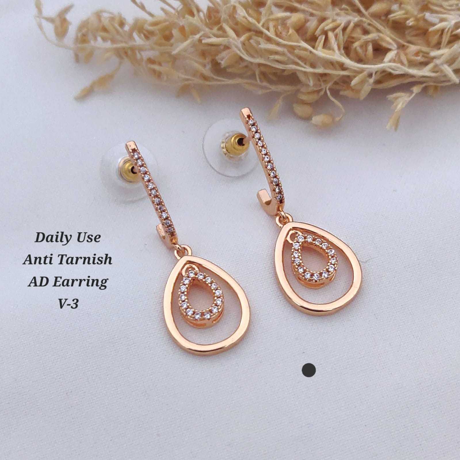YNF Wholesale Brass Fancy Earrings  | Surat Manufacturer